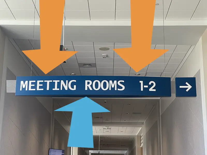 alerus center signs example